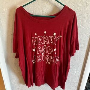 Old Navy Merry and Bright tee